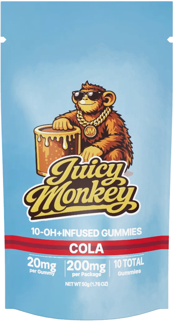 Juicy Monkey Infused Gummies Pouch, 10 Stück